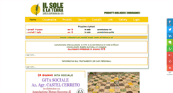 Desktop Screenshot of ilsoleelaterra.it