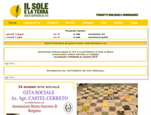 Tablet Screenshot of ilsoleelaterra.it
